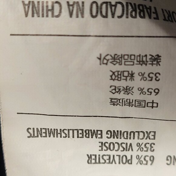 Cold Shoulder Top Long Sleeve Black Tunic Top Size M - Picture 10 of 10